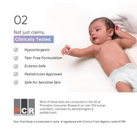 Minimalist Baby Gentle Head to Toe Wash | Tear-free | pH 5.5 | Proven Safe & Pediatrician Approved Baby Wash | Ceramide & Vitamin B5 Delicate Cleanser | 400ml