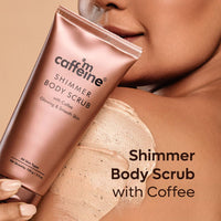 mcaffeine Cover Me In Stardust Shimmer Gift Kit Set For Women & Men With Natural Skin Care Products|Gift Set For Birthday, Anniversary|Valentine Gift Set For Her|Special Occasion