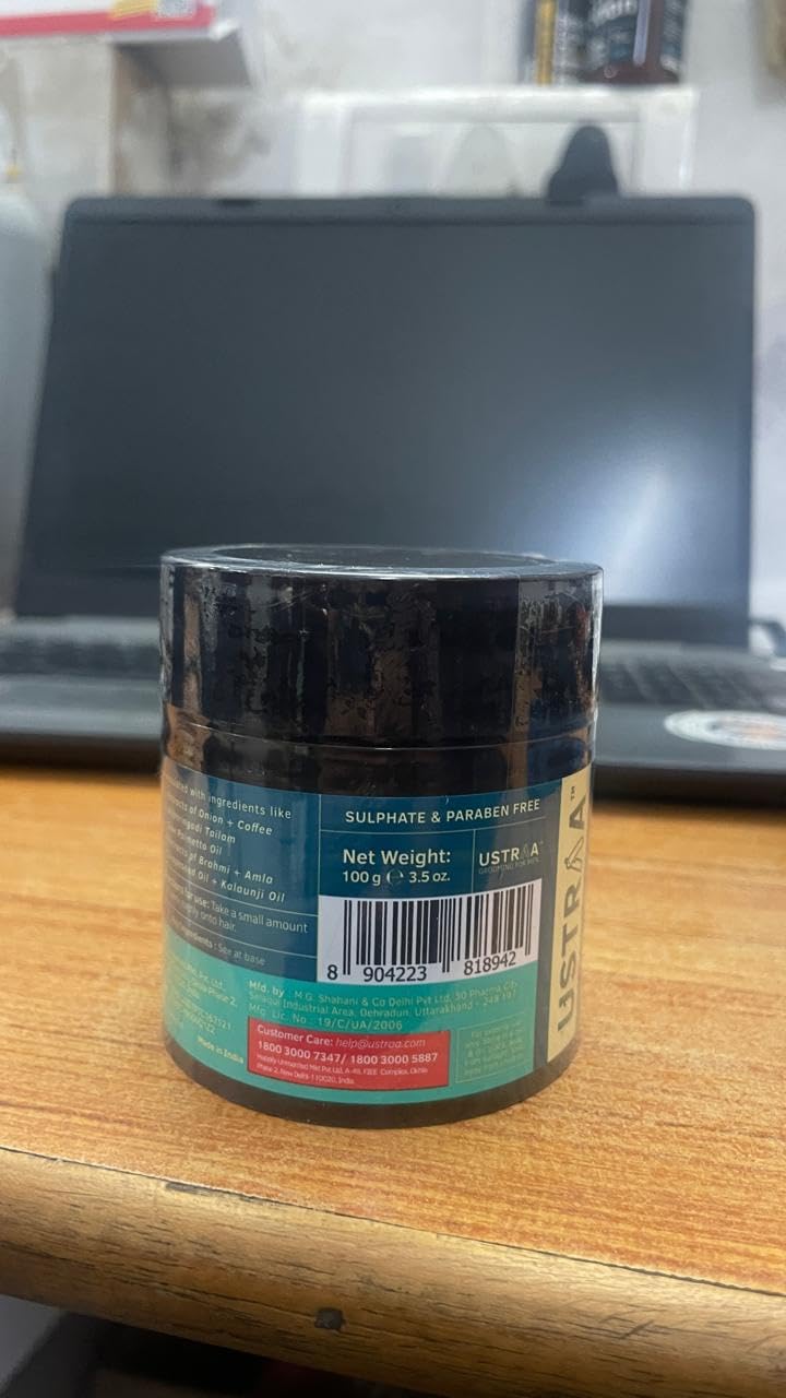 Ustraa Hair Vitalizer Shampoo - 250ml | Dermatologically Tested, Helps Keeps Your Hair Healthy & Hair Growth Cream - 100g | Helps improve Hair Roots Strengthen