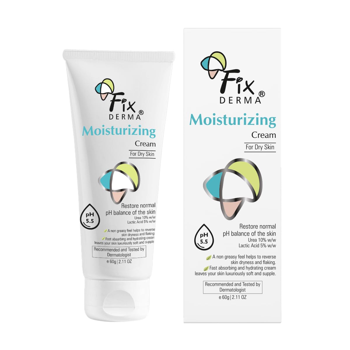 Fixderma Moisturizing lotion, Daily Moisturizer for Dry skin, Body & face moisturizer, Provides Hydration & calmness, Non-Comedogenic & Non-Greasy - 150ml