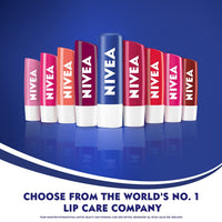NIVEA Soft Rose Shine 4.8g Lip Balm|24 H Melt in Moisture Formula|Natural Oils|Glossy Finish,4.8 g (Pack of 1)