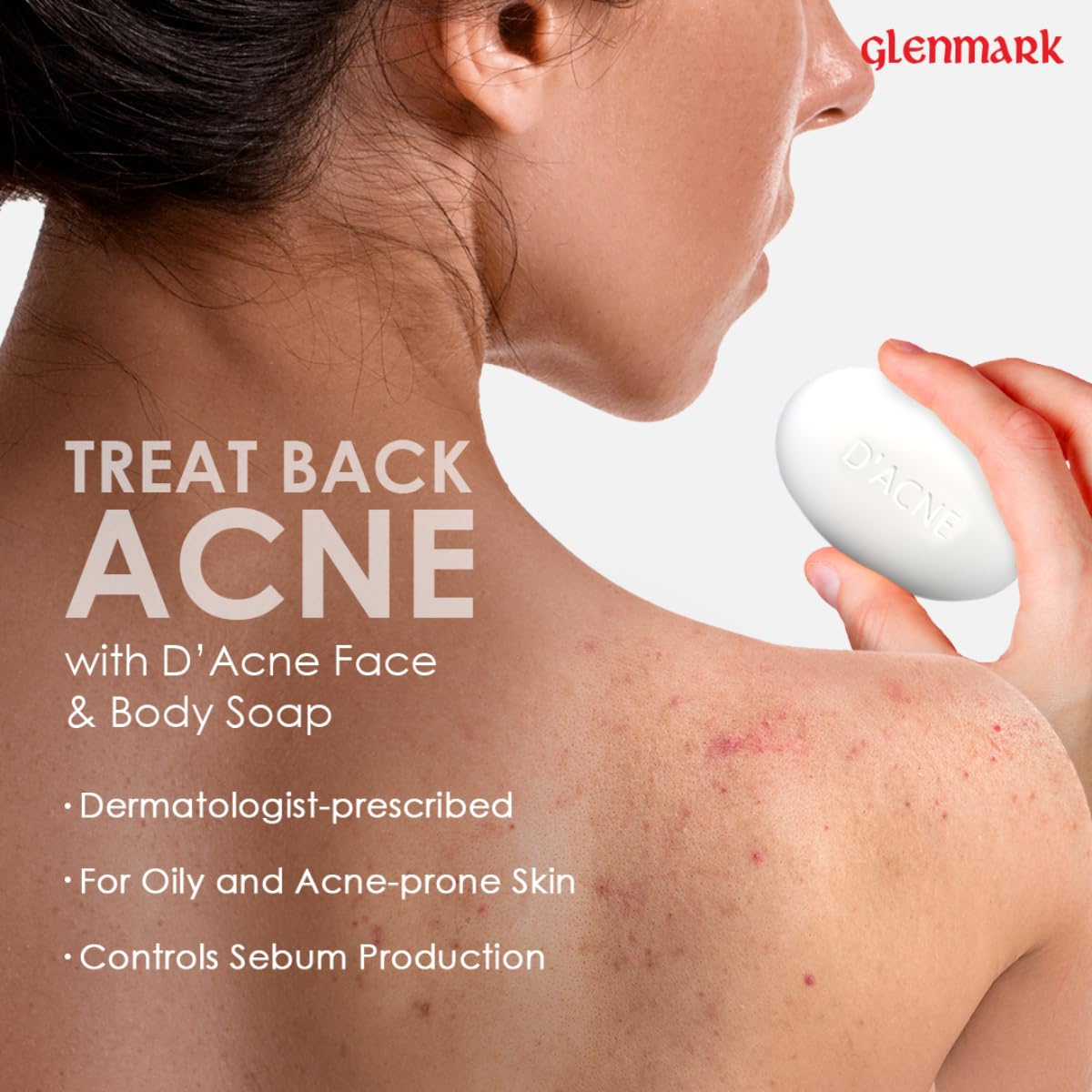 D'Acne Anti Acne Kit | Face and Body Acne Kit | Mild Cleansing Face Wash & Body Soap |Suitable for Oily and Acne-Prone Skin |Dermatologically tested|for Men & Women