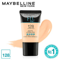 Maybelline New York Fit Me Matte+Poreless Liquid Foundation Medium Coverage For Oily Skin Tube,128 Warm Nude, 310 Sun Beige,18Ml,Pack Of 1