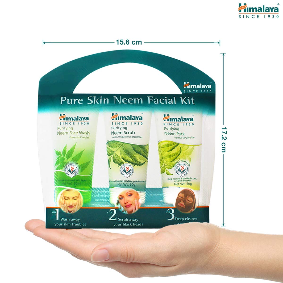 Himalaya Pure Skin Neem Facial Kit (Pack of 4)