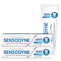 Sensodyne Toothpaste Repair & Protect Combo pack, tooth paste for deep repair of sensitive teeth, 140 gm multi-pack (70 gm x 2)