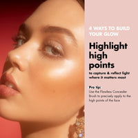 e.l.f. Halo Glow Liquid Filter,Complexion Booster For A Glowing,Soft-Focus Look,Infused With Hyaluronic Acid,Vegan & Cruelty-Free,1 Fair,Full