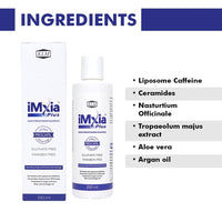 KLM iMxia Plus Hair Strengthening Shampoo, 150ml |Enriched with Procapil & Essential Nutrients | Sulphate & Paraben-Free