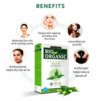 INDUS VALLEY Neem Powder | Azadirachta indica - 100% Organic & Chemical Free Hair Cleanser For Healthy Hair - (100g x 3 =300g) Set Of 3