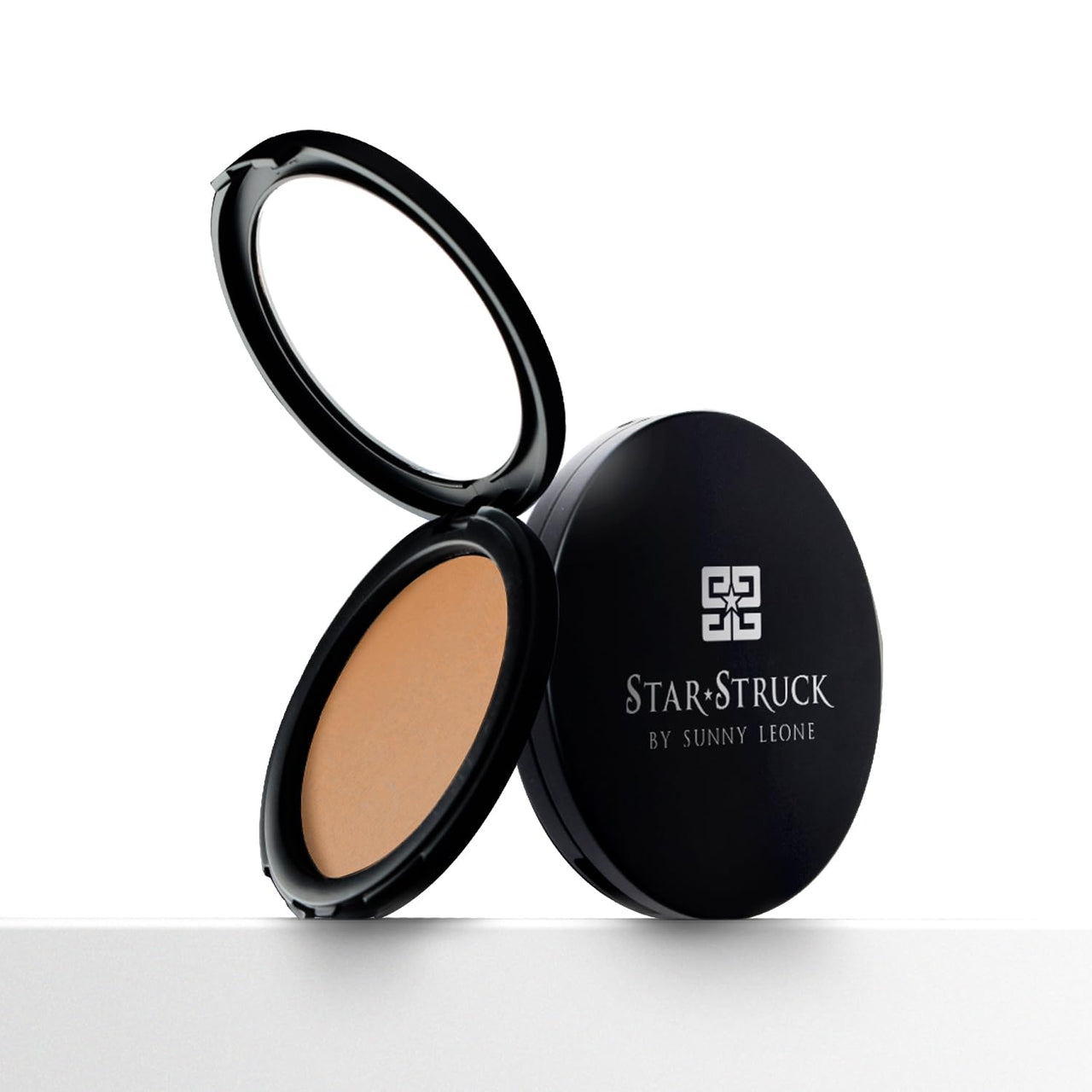 STARSTRUCK BY SUNNY LEONE Matte Finish Compact Powder - Deep | Foundation Powder with SPF Protection | Face Makeup | Non Greasy Non Sticky For Indian Skin | All Skin Type