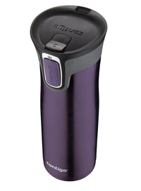 West Loop Stainless Steel Vacuum-Insulated Travel Mug with Spill-Proof Lid, Keeps Drinks Hot up to 5 Hours and Cold up to 12 Hours, 20oz Violet