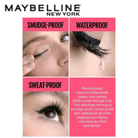 Maybelline Lasting Drama Gel Liner & + Hypercurl Mascara, Dramatic Eye Looks, Long-lasting, Combo Pack, Showstopper Eye Kit