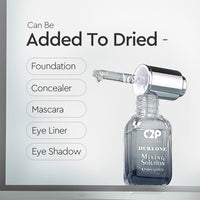 C2P Pro Duraone Makeup Fixer Mixing Liquid Solution 20ml | Fix Broken Makeup & Revive Dried Eyeliner, Mascara, Foundation & Concealer | Restore & Extend Life of Old Makeup Products