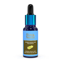 Blue Nectar AHA Exfoliator for Face with Plant Based Glycolic Acid from Sugarcane for Deep Exfoliation | AHA Peeling Solution Exfoliating Face Serum for Blackheads & Tan Removal |10 Min Facial Exfoliation (14 Herbs,30ml)