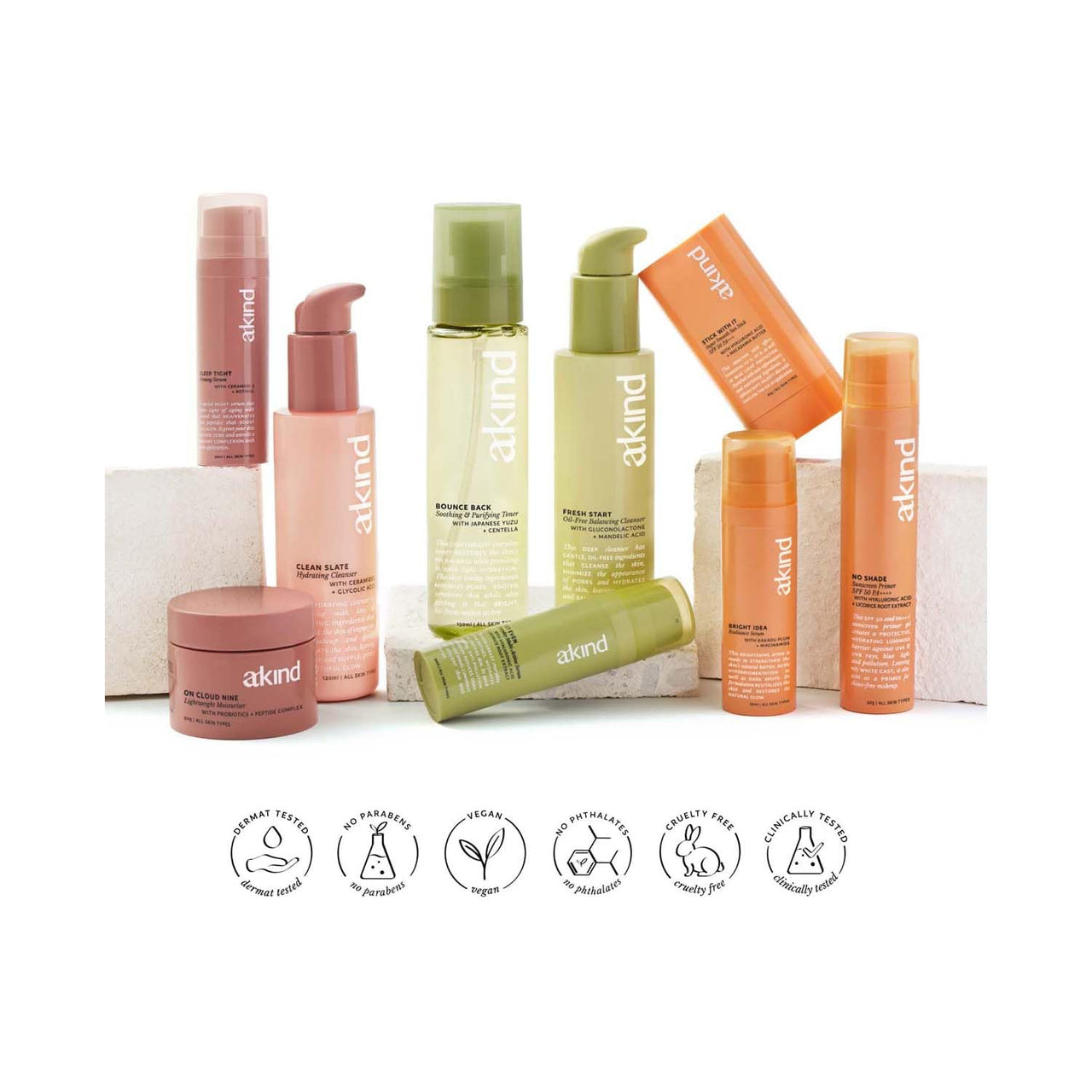 Akind On Cloud Nine Lightweight Moisturiser | Daily Lightweight Moisturiser | For All Skin Types | Skin Barrier Build range | Probiotics, Peptide Complex, Ceramide Complex