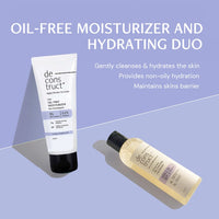 Deconstruct Daily Oil Free Cleanse & Hydrate Duo - Oil Control Face Wash + Oil- Free Moisturiser | Oil-free and Hydrated skin | Oily Acne Prone Skin