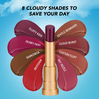 LoveChild Masaba Lush Creme Lipstick (Peach), Moisturizing Satin Finish with Ceramides & Shea Butter, Lightweight, Long-Lasting & Ultra-Smooth, Perfect Shades for Indian Skin Tones, Cotton Fluff 3.5g