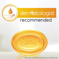 Pears Pure & Gentle Bathing Soap Bar 125 g (Combo Pack of 7) Moisturizing Glycerin Soap for Soft, Glowing Skin & Body - Paraben Free, For Men & Women