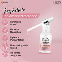 Lacto Calamine 10% Niacinamide Face Serum | 30ml | Pore Minimizing, Acne Marks, Blemishes & Oil Balancing | Face Serum for Women & Men | Reduces Pigmentation | Dermatologically Tested & Fragrance Free