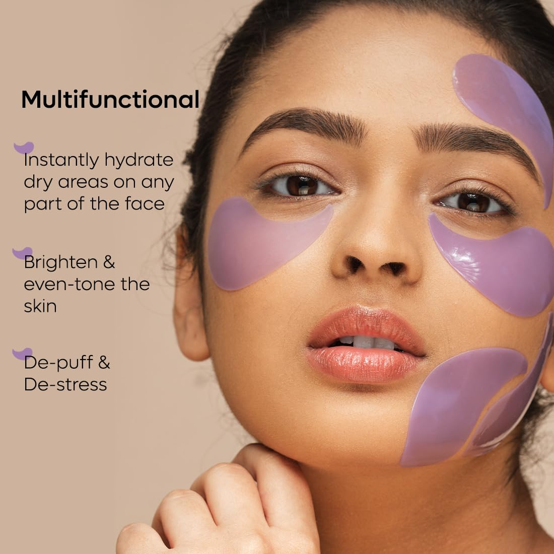 mCaffeine Black Tea Complex™ Anti Ageing Cooling Under Eye Patches with Vegan Collagen Peptide | Boosts Collagen by 80% | Eye Masks for Women and Men | Eye Patch Mask for Instant De-Puffing | 15 Pairs