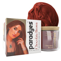 paradyes Top-Up Semi-Permanent Chocolate Brown Diy Conditioner Based Hair Colour, 120 Gm,All,Unscented,1 Count