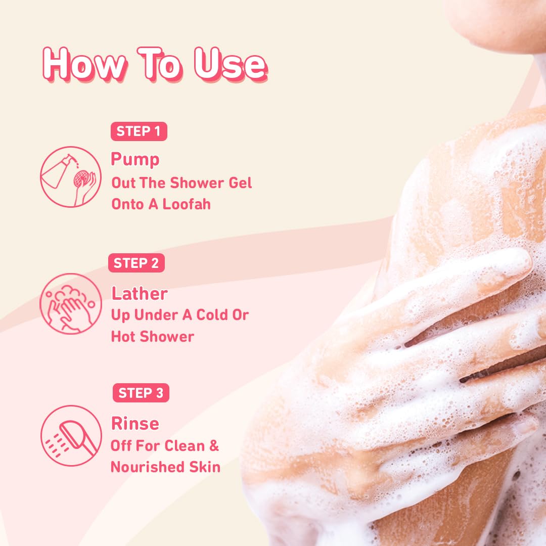 Plum BodyLovin' Feelin' So Rose Shower Gel | SLS-Free Body Wash For Women | Long Lasting Musky Rose Fragrance | Aloe-Infused Nourishing Body Cleanser For Soft & Smooth Skin (240 ml)