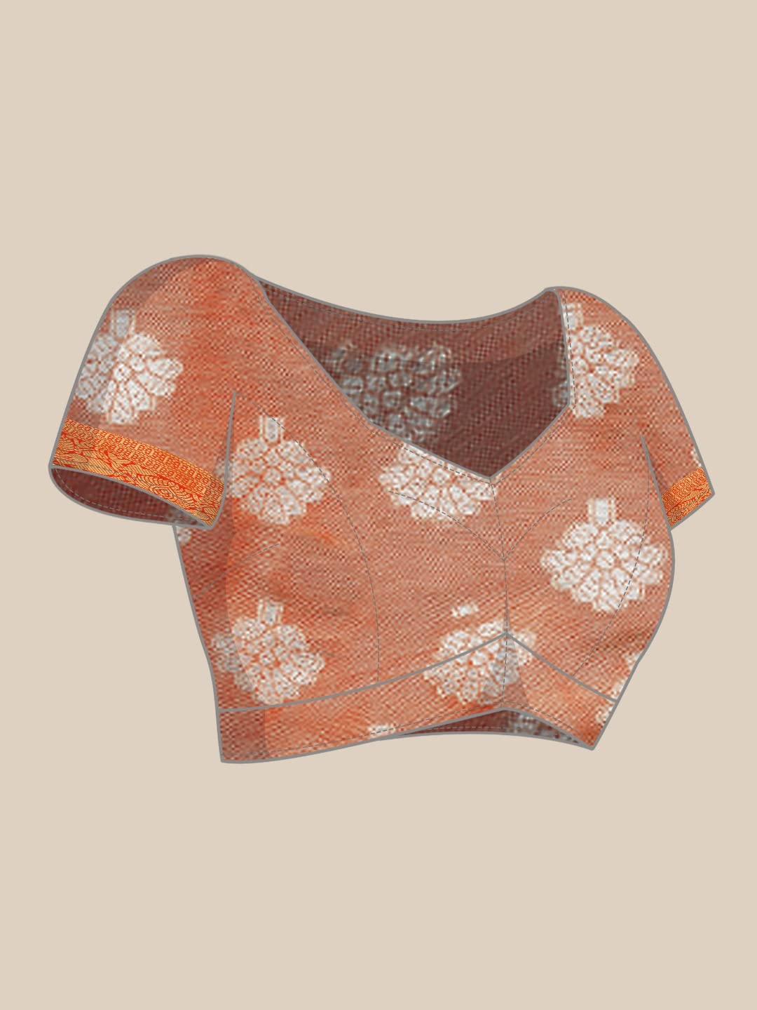 Pandadi Saree Women's  Arasi Soft Tissue Banarasi Silk Dharmavaram Pattu Saree With Unstiched Blouse Piece