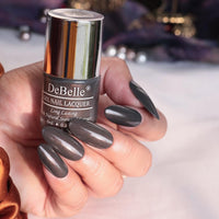 DeBelle Gel Nail Lacquer - French Collection | Long Lasting, Non UV Gel Finish | Seaweed Enriched & Chip Resistant - 8 Ml (Copper Glaze)