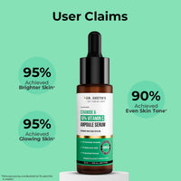 Dr. Sheth's Non-Irritating Ceramide & 10% Vitamin C Ampoule Serum | Reduces Dullness & Dark Spots | Brightens & Repairs Skin Barrier | For Beginners | 99% Pure Grade Vitamin C | All Skin Types | 30 ml