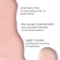 DAUGHTER EARTH AHA BHA PHA Exfoliating Cleanser | Daily Routine Face Wash With Fruit Enzymes | Cream Based Gentle Deep Cleansing | Soothing & Nourishing Fruit Goodness | Suits All Skin Types | 100 ml
