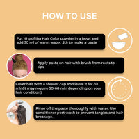 Iba Hair Colour for Women - Dark Coal, 70g | 100% Pure Henna Based Powder Sachet | Natural Hair Colour & Long Lasting with Conditioning Formula | Reduced Hair Fall & Hair Damage | Shine & Nourish Hair | Free from Ammonia and Other Harmful Chemicals | Herb