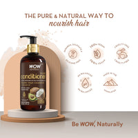 WOW Skin Science Coconut & Avocado Oil | Intensive Conditioning For Thin, Weak And Damaged Hair| No Parabens & Sulphate Hair Conditioner| Suitable For All Hair Types, 1, 300 Millilitre