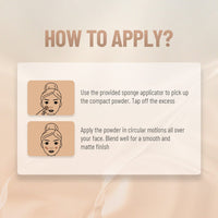 SWISS BEAUTY Airbrush Finish Compact For All Skin Types With Spf 10 | 16 Hours Of Oil-Control |Matte Finish | Shade- 06 Hazel, 9g