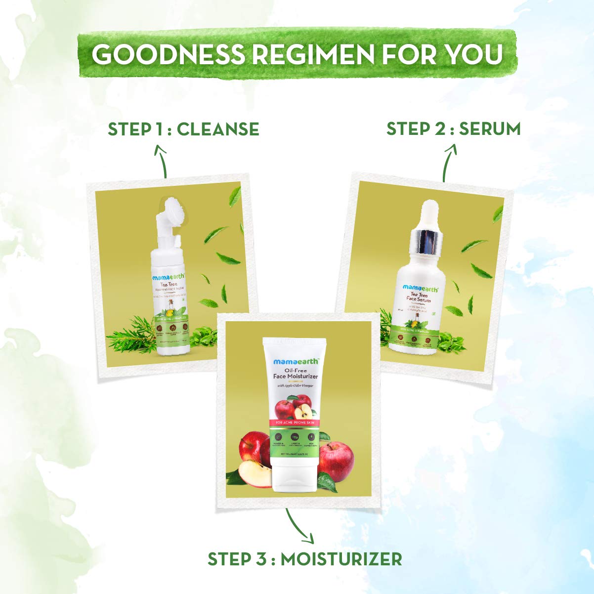 Mamaearth Tea Tree Foaming Face Wash with Tea Tree and Salicylic Acid for Acne and Pimples | Gently Cleanses | Removes Excess Oil | Antibacterial | 150 ml