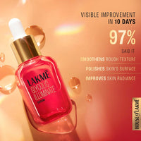 LAKMÉ Glycolic Illuminate Serum with 1% Glycolic Acid Reduces Dullness & Improves Texture, 15ml