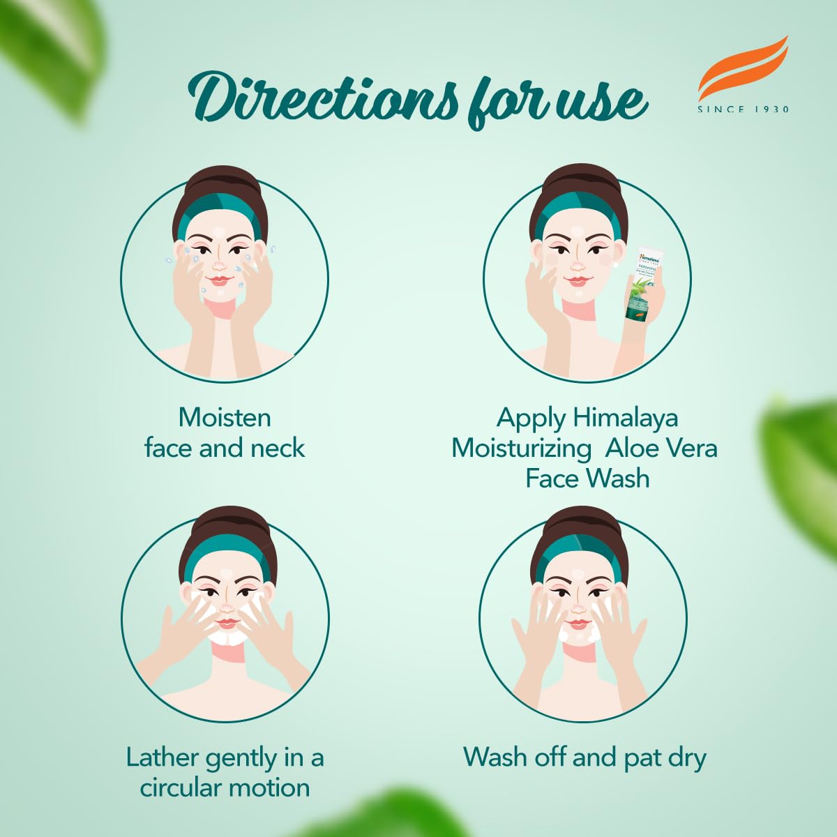 Himalaya Moisturizing Aloe Vera Face Wash 200ML (Pack of 2)