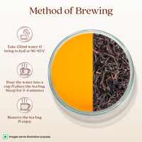 1868 by TATA Tea Darjeeling Rare Wonder Pyramid Tea Bags (15 Count), Pure Darjeeling Black Tea, Hand Rolled, Second Flush, Muscatel Flavour, From House of TATA