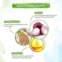 Mamaearth Onion Duo For Hair Fall Control: Onion Hair Oil 250 ml + Onion Shampoo 400 ml