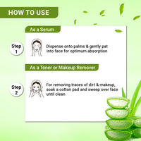 Iba Advanced Activs Crystal Clear Aloe Vera Serum Toner, 120 ml | Pore Tightening | Ultra Hydrating | Dermatologically Tested | Halal Certified & Vegan