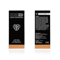 PAC Studio HD Liquid Foundation (4.5) | Lightweight Dewy Satin Finish | Medium to Buildable Coverage | Natural Second Skin like Finish | Suitable for all Skin Types - 28ml