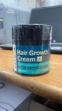 Ustraa Hair Vitalizer Shampoo - 250ml | Dermatologically Tested, Helps Keeps Your Hair Healthy & Hair Growth Cream - 100g | Helps improve Hair Roots Strengthen