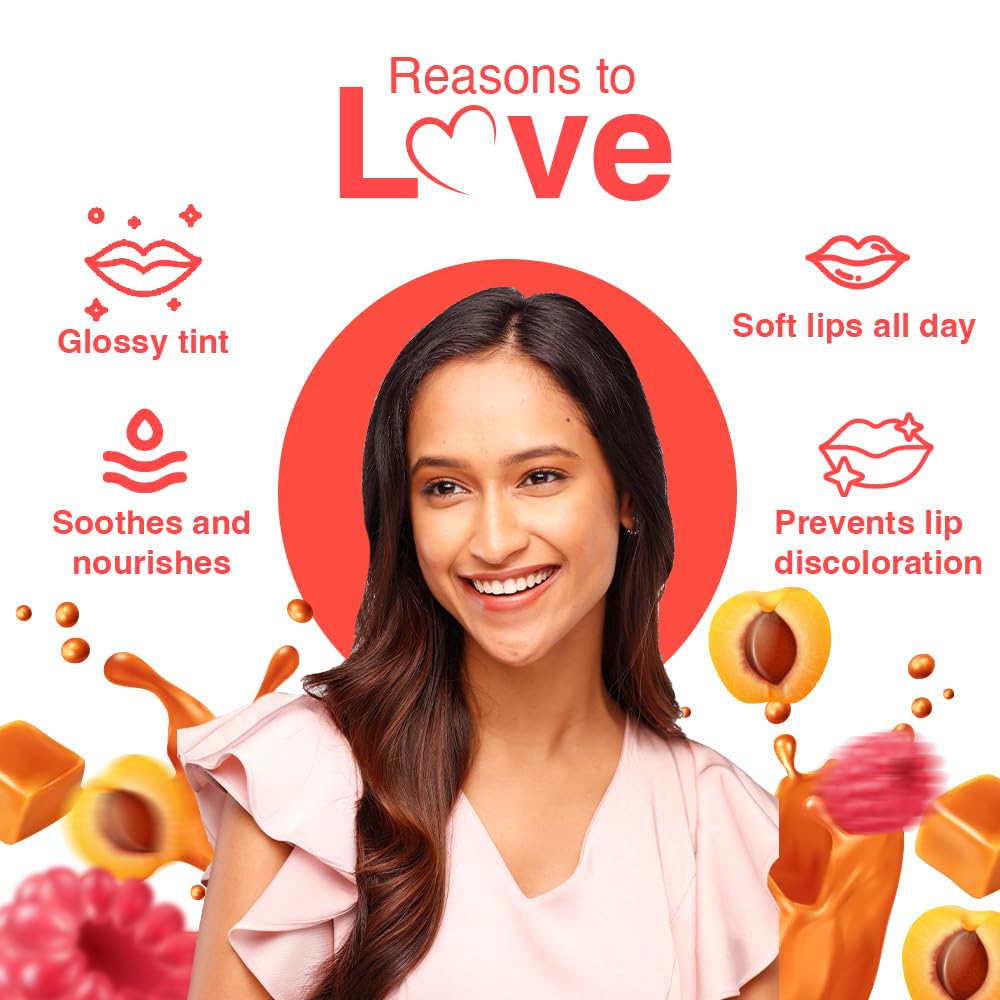 Dazller Luscious Lipbalm, 4G, Lip Bonanza Pack of 4, Lip Care Essential, Glossy Tint, Soft And Nourished Lips All Day, No Lip Discolouration, Vegan & Cruelty-Free, Multicolor