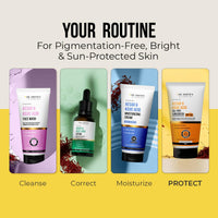 Dr. Sheth's Kesar & Kojic Acid Oil-Free Sunscreen SPF 50+ PA++++|Clinically Tested- (In -Vivo)| Reduces Pigmentation & Provides Healthy Glow | For Oily Skin | Lightweight, Non Greasy | UVA/UVB & Blue Light & IR Protection | No white cast | 50 g