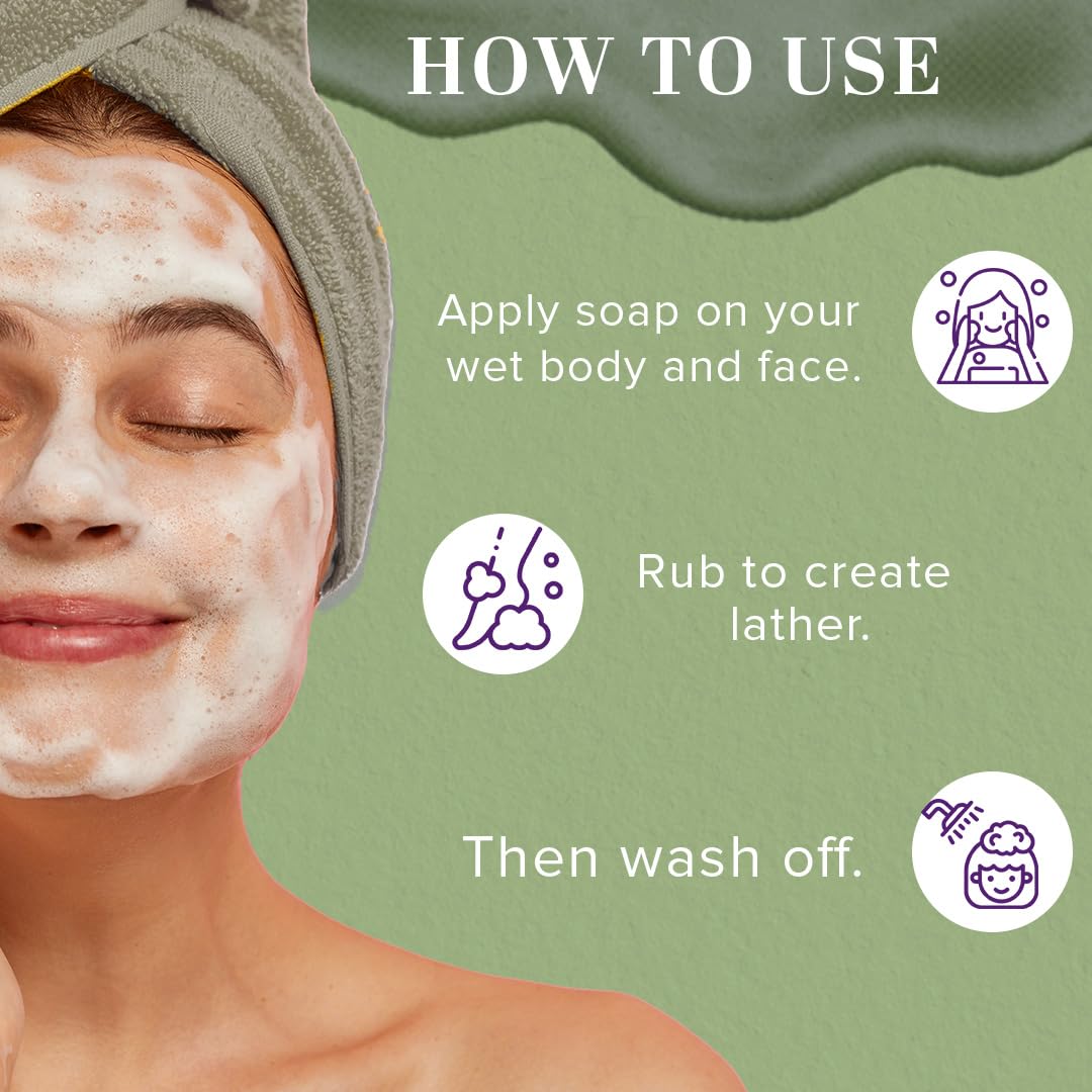 KHADI NATURAL Herbal Avocado Soap| Nourishes Skin| Hyderates Skin| Pack of 2 | (125 * 2) (2050gm)