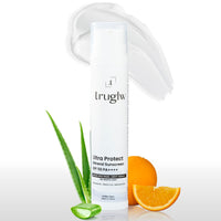 Truglw Ultra Protect Mineral Sunscreen SPF 50 PA++++ | Derma & In Vitro Tested | Broad Spectrum | No White Cast, Non-Greasy | Zinc, Vitamin C & E, Hyaluronic Acid | 50ml