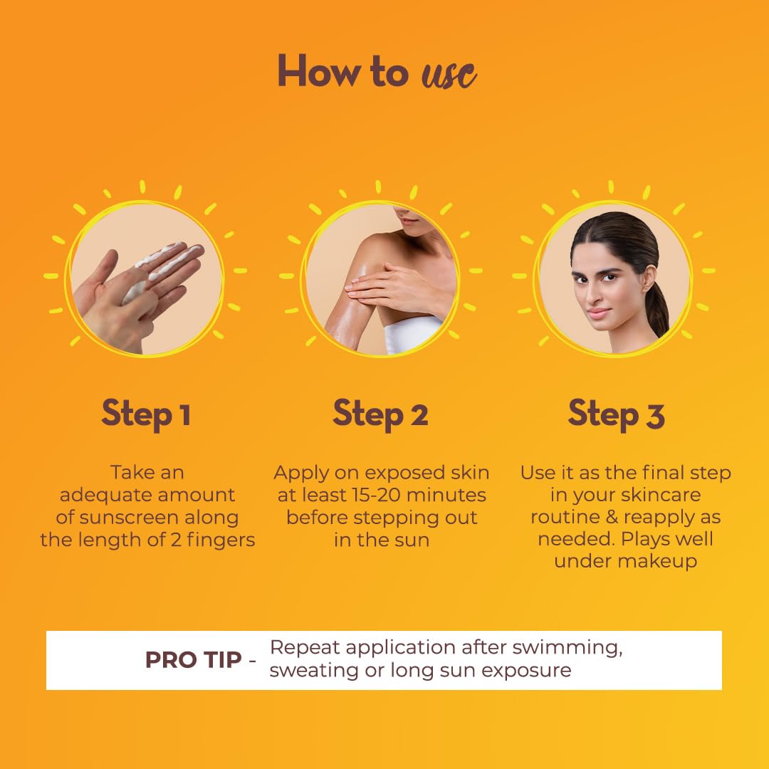 WOW Skin Science Sunscreen Gel For Dry Skin | SPF 50 PA++++ | With Aloe Vera & Hyaluronic | Hydrates Skin | Lightweight | Quick Absorbing | No White Cast | UVA & UVB Protection | 50 ml