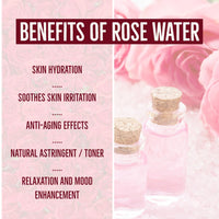 Earth N Pure Natural Rose Water 100Ml | Distilled from Roses with Nothing Artificial, Ideal for Oil Control, Balancing Skin pH level, Glowing Skin, Face mist & Tonner.
