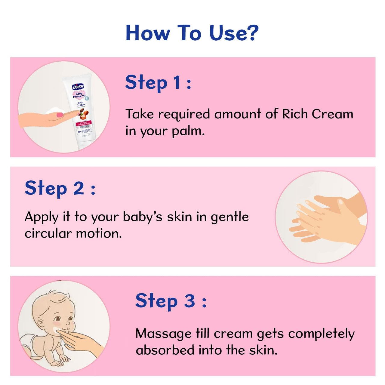 Chicco Baby Moments Rich Cream for Newborn Babies with Shea & Jojoba Butter, 100g| Rich Moisturization and Dryness Prevention |Dermatologically Tested |Phenoxyethanol, Parabens & Lauryl sulphates free