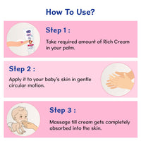 Chicco Baby Moments Rich Cream for Newborn Babies with Shea & Jojoba Butter, 100g| Rich Moisturization and Dryness Prevention |Dermatologically Tested |Phenoxyethanol, Parabens & Lauryl sulphates free