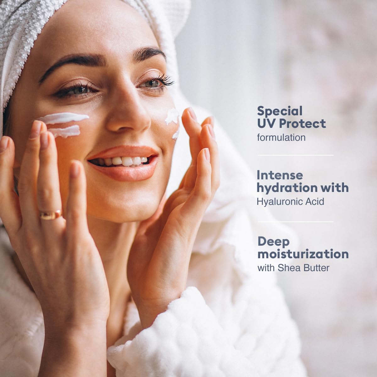 VLCC Deep Nourishing Face Cream with UV Protect - 200g | With Hyaluronic Acid & Shea Butter | UV Protection | Winter Skin Protection | Intense Moisturization & Nourishment