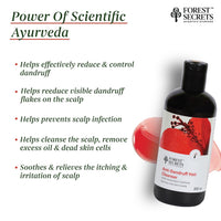 Forest Secrets Anti-Dandruff Hair Cleanser | Dandruff Control| Soothes Scalp| Ayurvedic| Suitable For All Hair Types - 300Ml